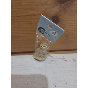 Vintage 90s conversation concepts 2" cat dollhouse keychain Cute Animal Figurine